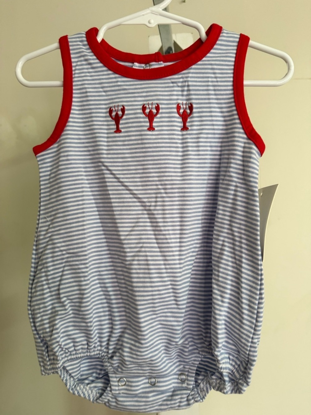 NWT Itsy Bitsy Lobster Romper